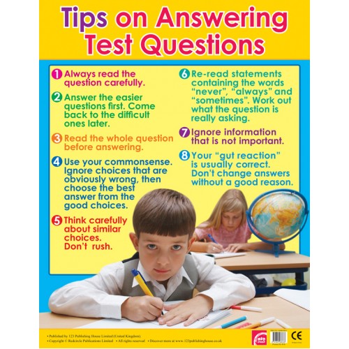 Tips on Answering Test questions 